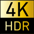 4K HDR ロゴ