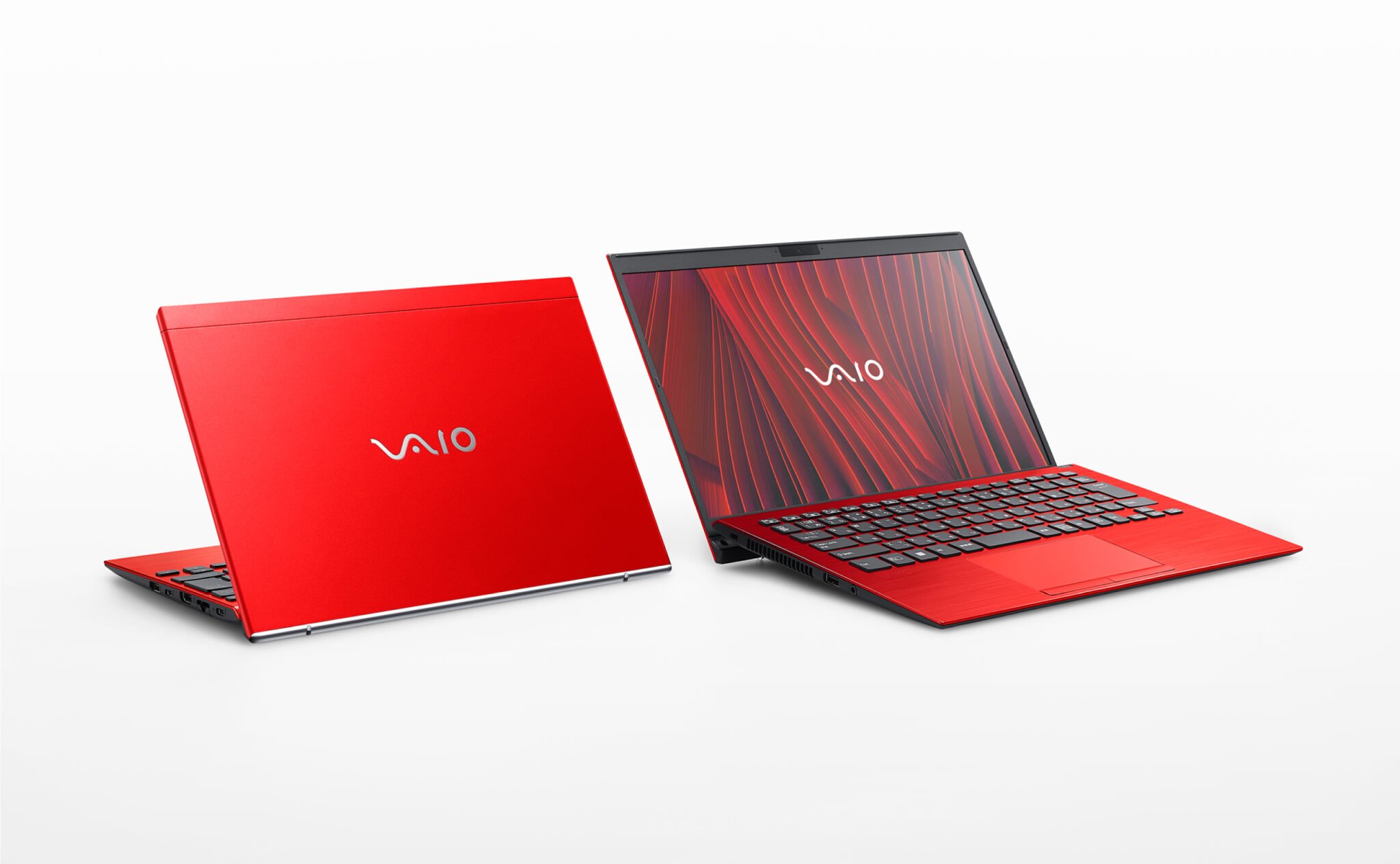 【国産人気】美品　SONY VAIO ノートパソコン レッド 赤 SSD128GB 設定済 Windowsノート本体