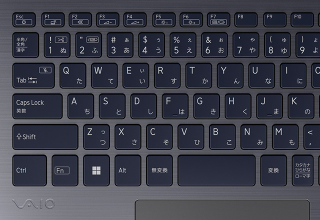 ハイエンド製品同等のキーボードを搭載