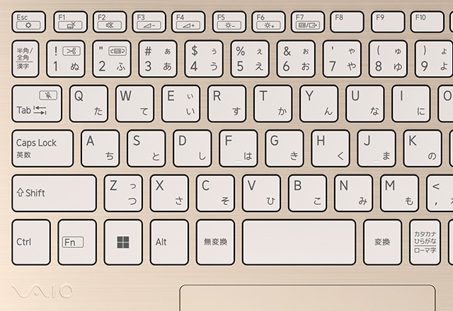 ハイエンド製品同等のキーボードを搭載