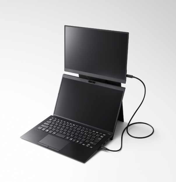 VAIO Vision+ 14/14Pの専用カバースタンドを約120g軽量化