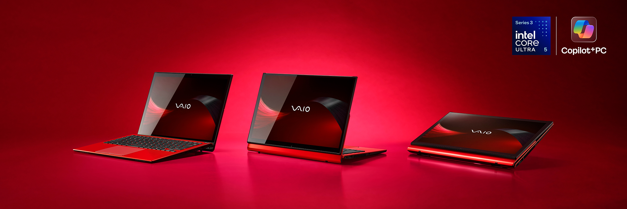 VAIO、AI時代の新しいPC体験を提案する、独自のマルチフリップ機構を採用したトリプルスタイルPC「VAIO® T」「VAIO® T work」を発表